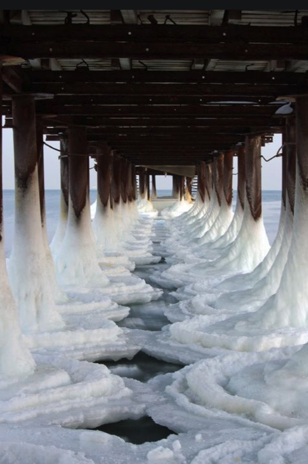 Ice pier, Black Sea, Ukraine' journal of wild culture ©2021
