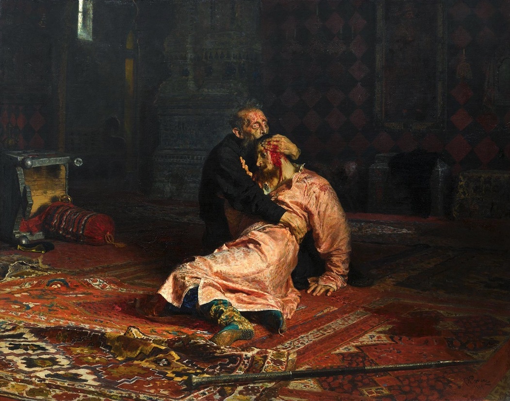Repin. Ivan the Terrible and his Son Ivan, journal of wild culture