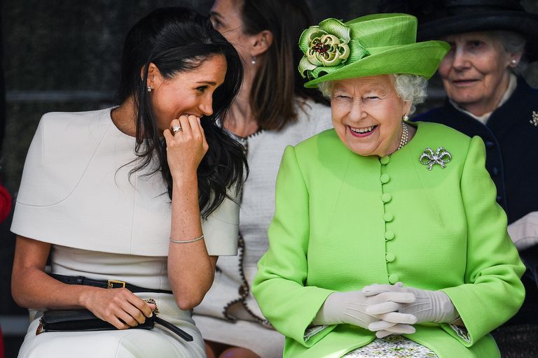 queen-elizabeth-ii-laughs-with-meghan journal of wildculture.com 2022