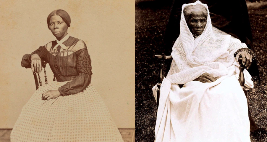 Harriet Tubman, young and old, journal of wild culture ©2022