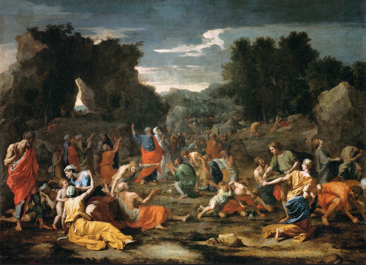 Poussin Israelites and manna, journal of wild culture ©2020.jpg
