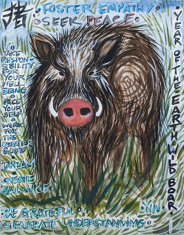Year of the Earth Wild Boar, journal of wildculture