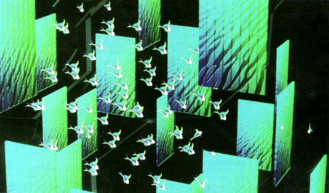 Flocks, Herds, and Schools: A Distributed Behavioral Model, journal of wild culture