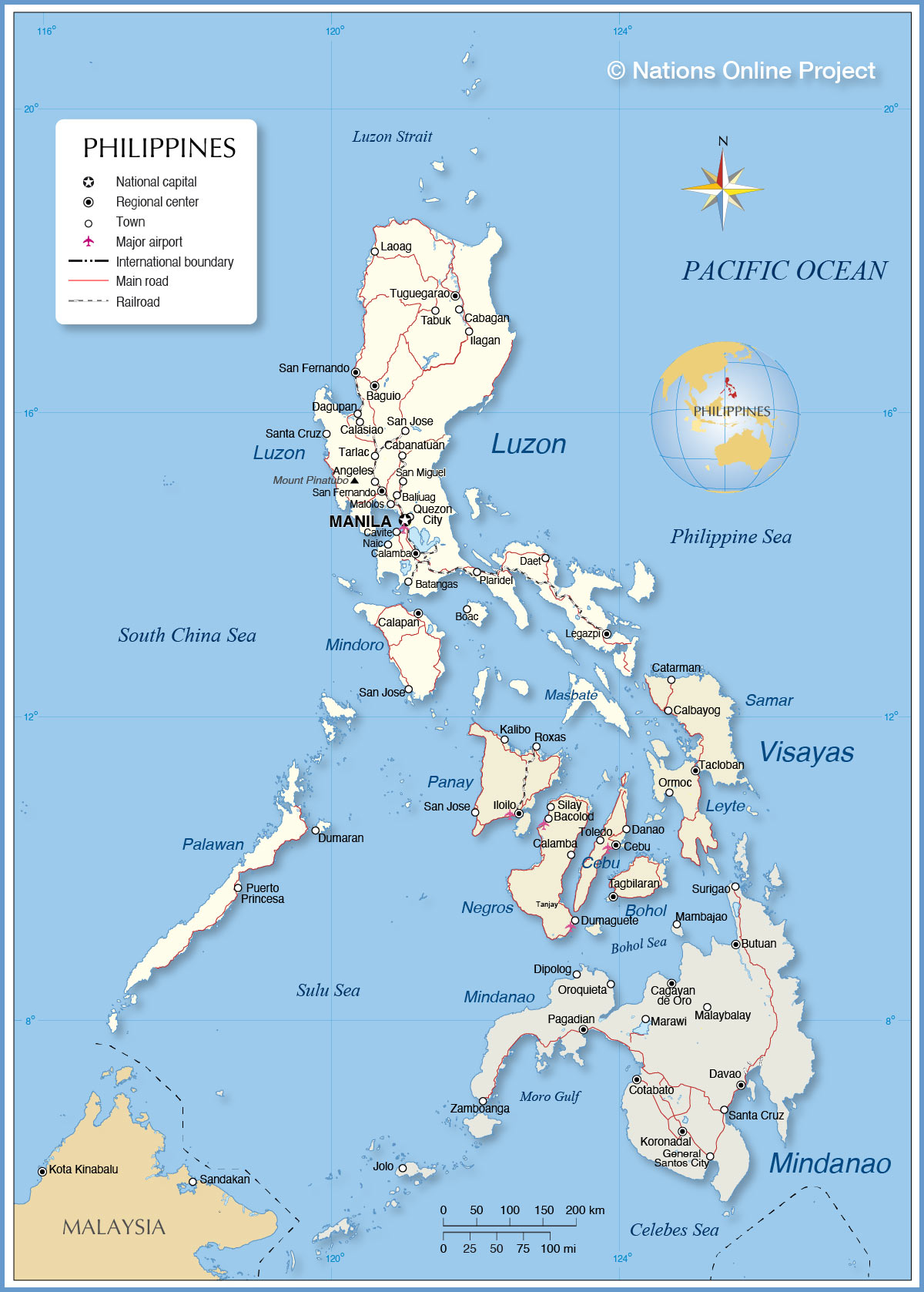 Philippines map, journal of wild culture ©2020