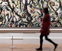 Jackson Pollock and women walking by_journal of wild culture ©2026