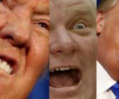 Donald Trump and Rob Ford