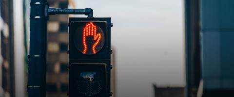 Pedestrian stop sign, journal of wild culture, ©2018